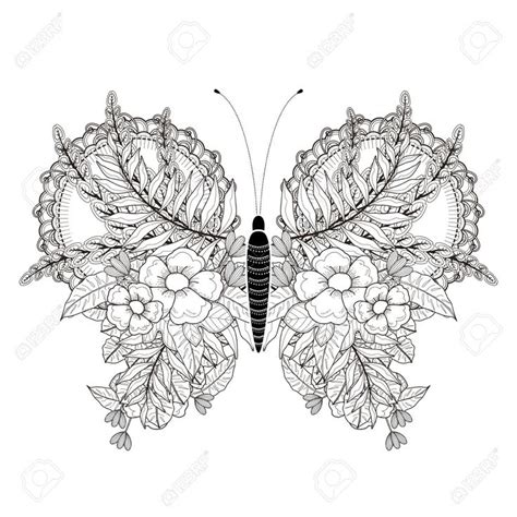 elegant butterfly coloring page  exquisite style butterfly coloring