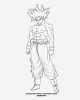 Goku Instinct Dbz Jiren Pngitem Desenhar Mastered Draw Vegeta Coloringhome Form Saves sketch template