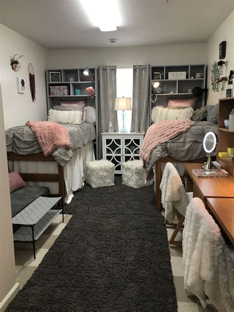Pin By Stephanie Tomlin On Dorm Rooms College Bedroom Decor College