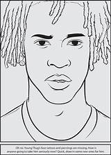 Rap Migos Rappers Colouring sketch template