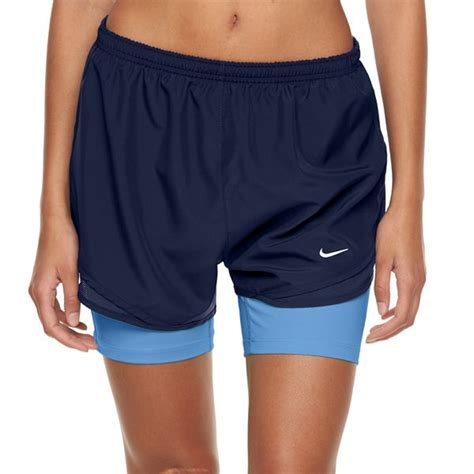 Womens Nike 2 In 1 Tempo Compression Running Shorts