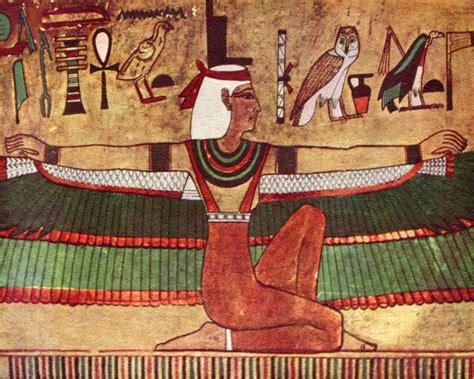 egyptian goddess isis art tile ceramic hieroglyph wall hanging new ebay