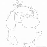 Psyduck Torracat Xcolorings 1023px sketch template