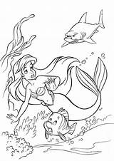 Ariel Pintar Niñas Raskrasil Tiw Salmon sketch template