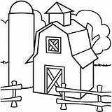 Barn Coloring Pages Farm Silo Color Elevator Drawing Barns House Simple Red Grain Colouring Preschool Sheet Template Colorluna Printable Getcolorings sketch template