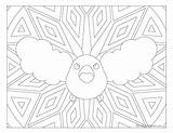 Pokemon Swablu Coloring Windingpathsart sketch template
