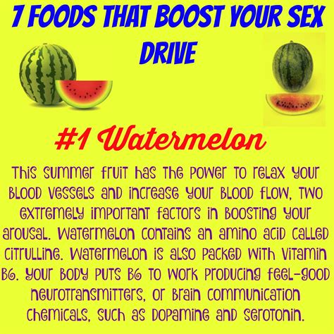 watermelon and sex drive sex drive foods to eat regularly