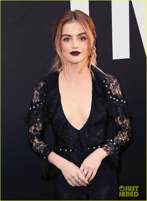 Lucy Hale Goes Gothic At Truth Or Dare Premiere With Tyler Posey