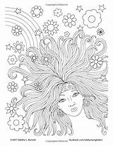 60s Barnett Tabitha Hippie Inspired sketch template