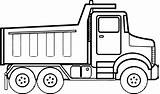 Coloring Pages Vehicle Truck Construction Clipartmag sketch template