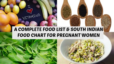 complete food list for pregnancy and south indian food chart indian