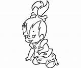 Pebbles Coloring Pages Flintstone Flintstones Baby Bambam Dd86 Bam Printable Profil Supertweet Kids Fun Characters Print Color Colouring Sheets Book sketch template