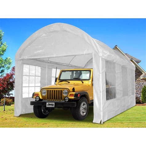 quictent  heavy duty portable carport canopy party tent white walmartcom walmartcom