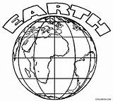 Earth Coloring Pages Drawing Kids Printable Globe Cool2bkids Getdrawings sketch template