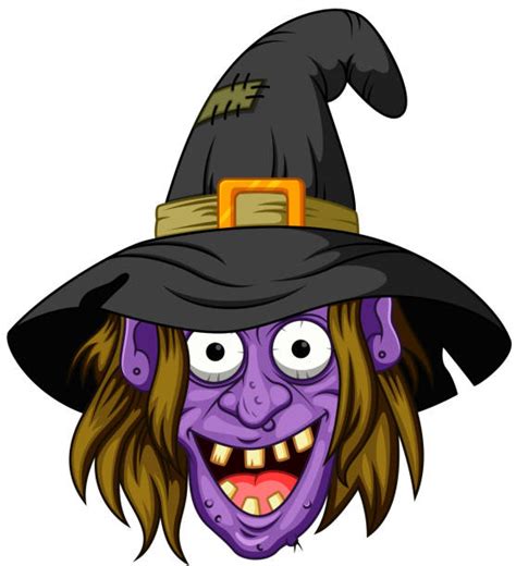 witch face illustrations royalty  vector graphics clip art