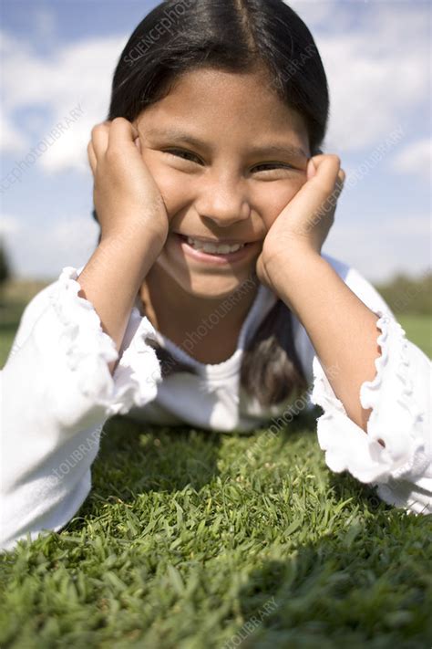 Happy Girl Stock Image F001 1873 Science Photo Library