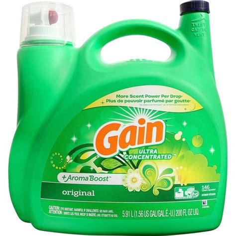gain high efficiency laundry detergent  loads  oz brunswick cart