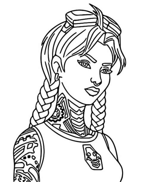 coloring page fortnite chapter  season  jules