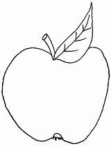 Apfel Vorlage Zeichnung Obst Drucken Ausdrucken Herbst Kostenlos Blatt Teekanne Ausmalbilderpferde Besuchen sketch template