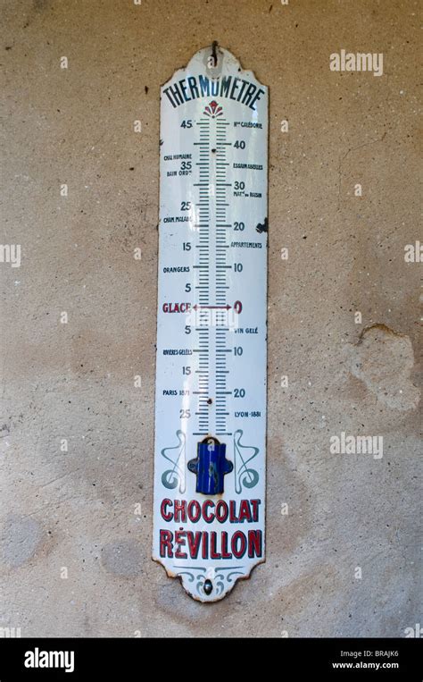 wall thermometer stock photo alamy