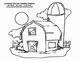Coloring Barn Pages Print Popular sketch template