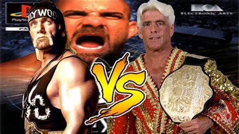 Wcw Mayhem Hollywood Hulk Hogan Vs Ric Flair Youtube