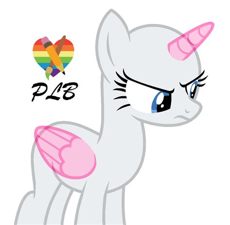 mlp base angry pony  princesslilybrush  deviantart