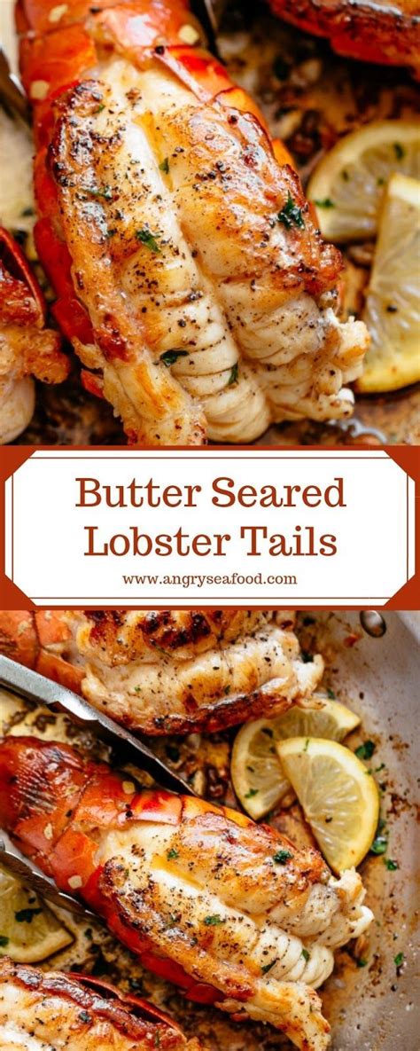 butter seared lobster tails lobster recipes tail lobster dishes