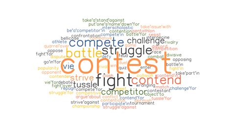 contest synonyms  related words    word  contest