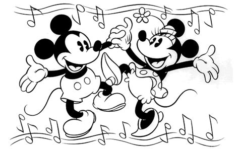 mickey pic colouring pages mickey  minnie mouse coloring pages