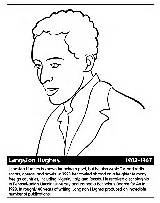 Coloring Pages Langston Hughes Crayola Au sketch template