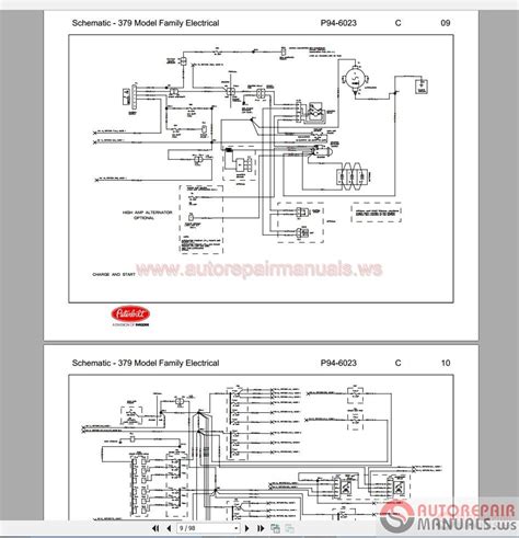peterbilt shematic diagram  electrical auto repair manual forum heavy equipment forums