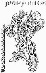 Coloring Pages Transformers Bumblebee Colouring Printable sketch template