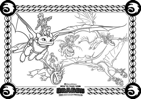 train  dragon coloring pages printable