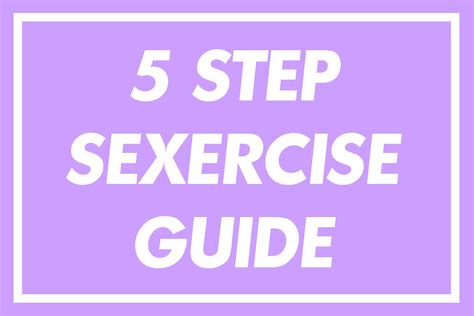 5 step sexercise guide