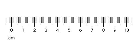 centimeters ruler measurement tool  numbers scale vector cm chart  millimeter grid