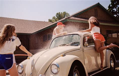interesting vintage photos of women washing cars in the