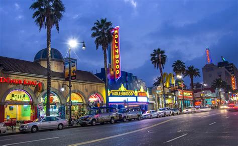sunset boulevard los angeles      street  attractions