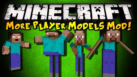 Minecraft More Player Models Mod Warp Your Skin Become Mobs My Xxx