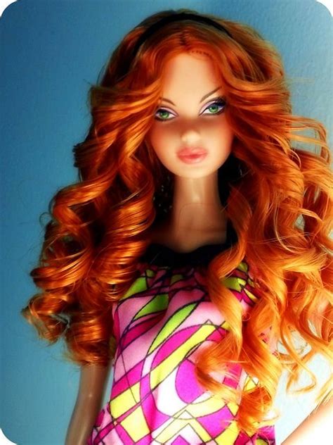 curly redhead barbie doll dolls and beautiful dolls