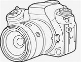 Camera Canon Drawing Sketch Vector Line Drawings Getdrawings Clipart Paintingvalley sketch template