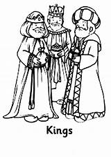 Three Wise Men Coloring Pages Printable Getcolorings Color Kings sketch template