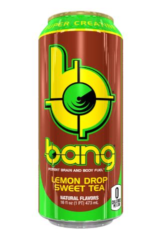 Bang Lemon Drop Sweet Tea Energy Drink 16 Fl Oz Fred Meyer