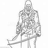 Creed Coloring Ezio Sketch sketch template