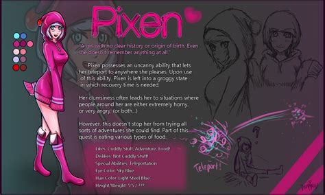 Pixen Character Sheet By Derpixon Hentai Foundry