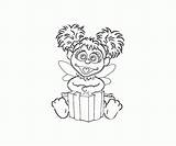 Abby Cadabby Coloring4free Sheets Sesame Related Coloringhome Azcoloring Insertion sketch template