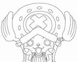 Chopper Lineart Coloring Timeskip Chibi Pngitem Pirateboard sketch template