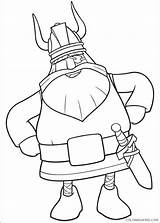 Viking Vicky Coloring Vikings Pages Printable Coloring4free Football Minnesota Getcolorings Coloriage Color sketch template