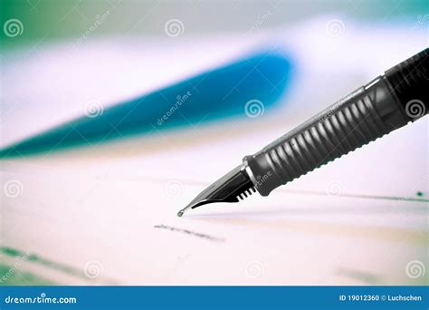 document  sign stock photo image  contract subscribing