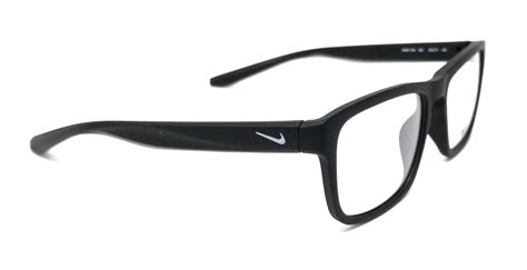 nike eyeglasses   matte black rectangle mens xx ebay